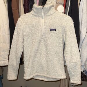 Patagonia Cream Fleece Quarter-Zip
